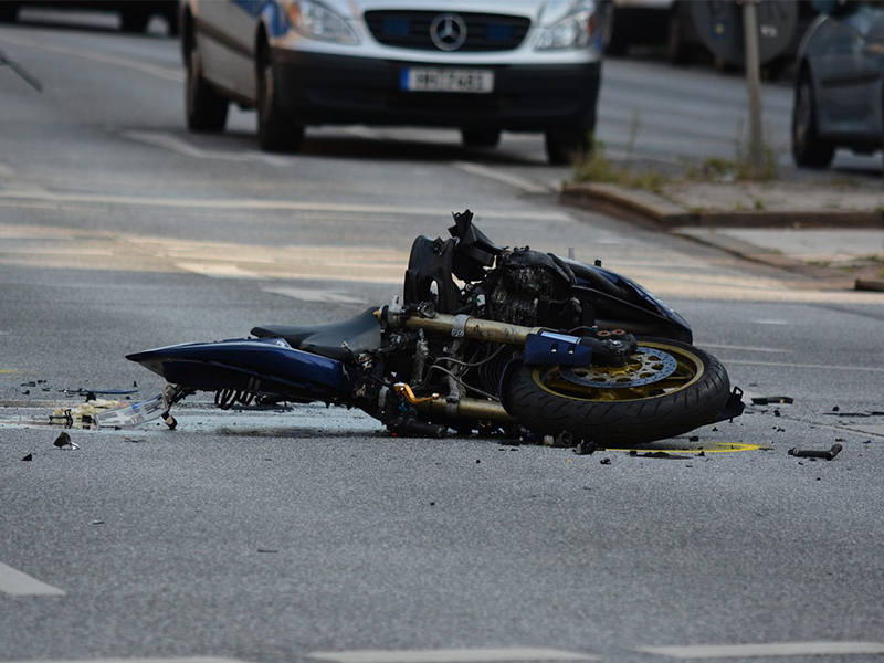Motorcycle accident